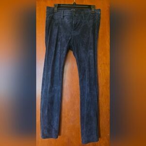 J Brand Leather Suede Skinny Jean 29